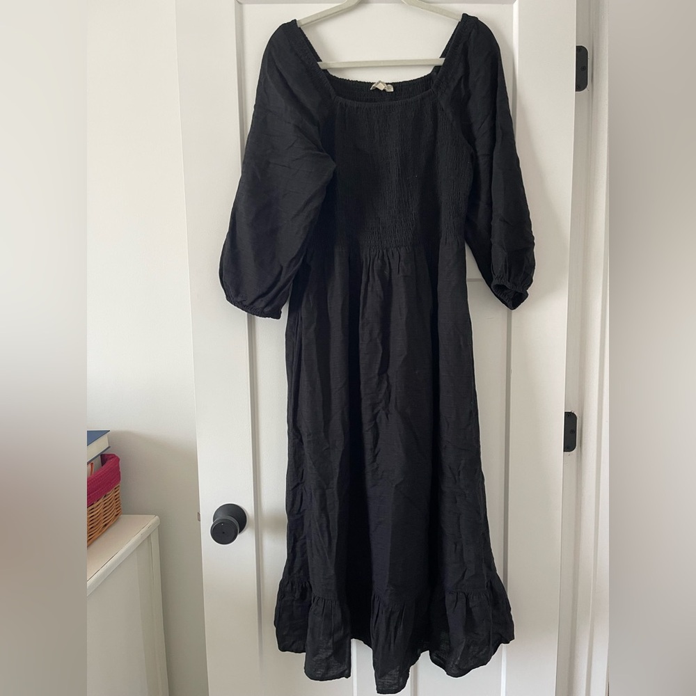 Fat Face Adele Dress Black